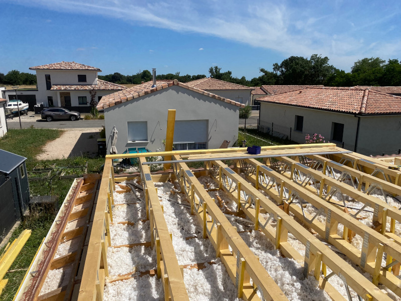 Surelevation bois maison